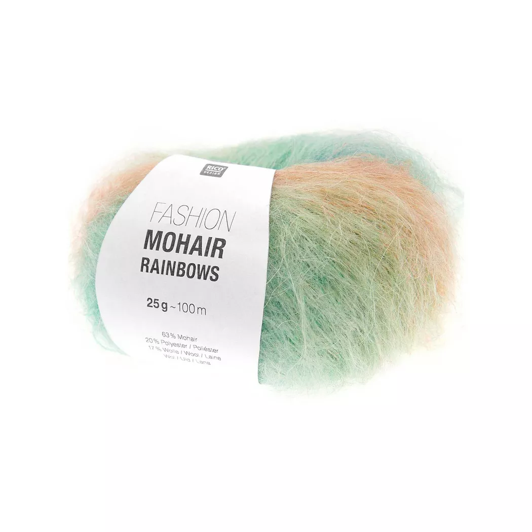 Rico Design Fashion Mohair Rainbows Pastell