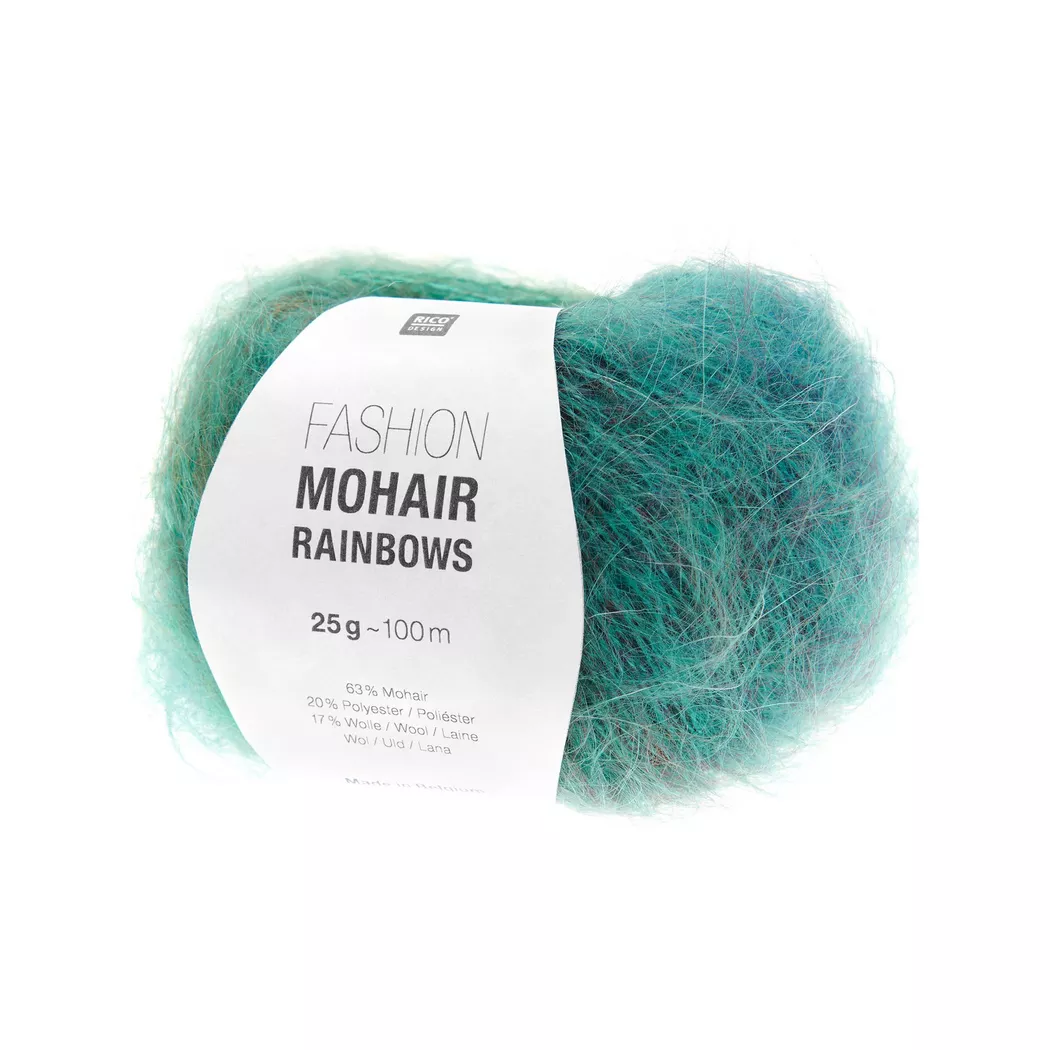 Rico Design Fashion Mohair Rainbows Aqua