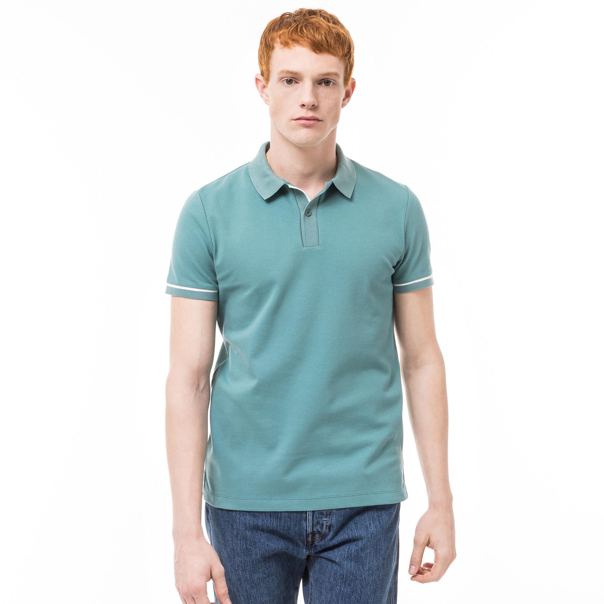 Image of Poloshirt, Kurzarm Herren Mint S