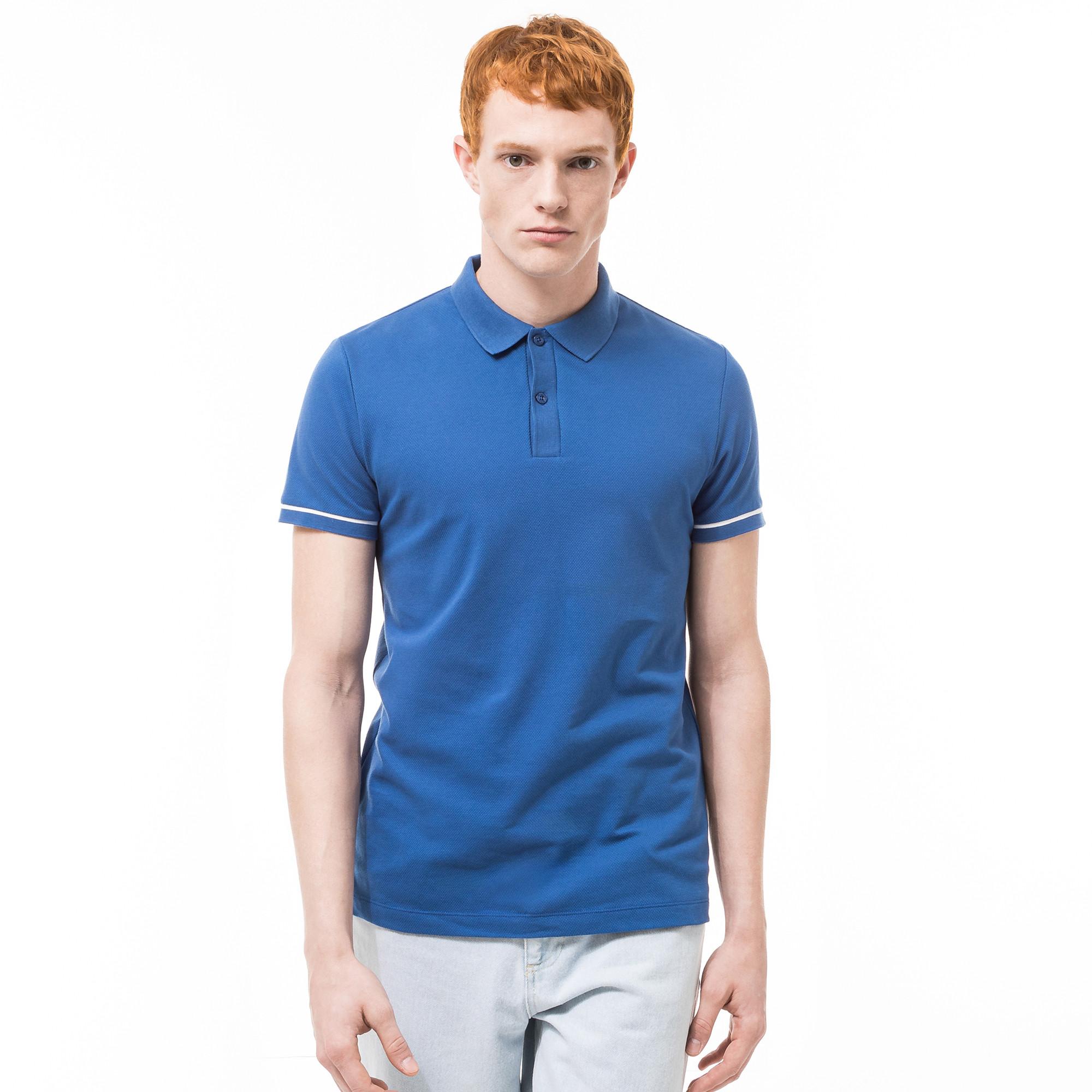 Image of Poloshirt, Kurzarm Herren Indigo XXL