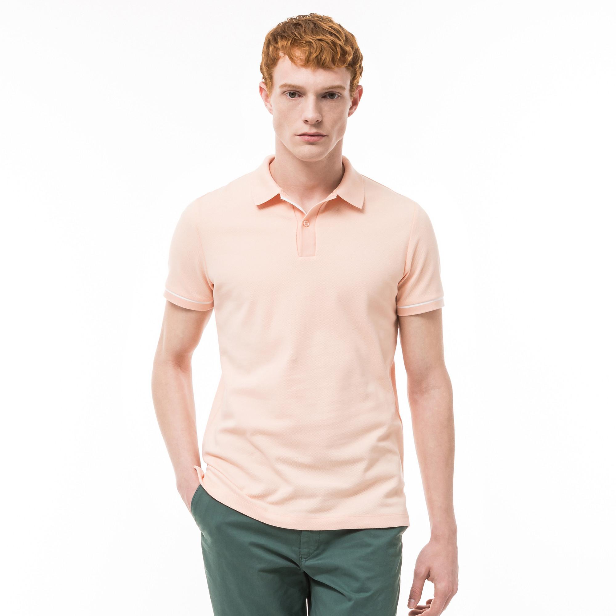 Image of Poloshirt, Kurzarm Herren Apricot XXL