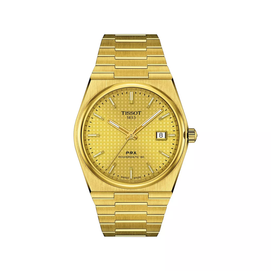 Tissot PRX Powermatic 80 Watch Gold 40mm