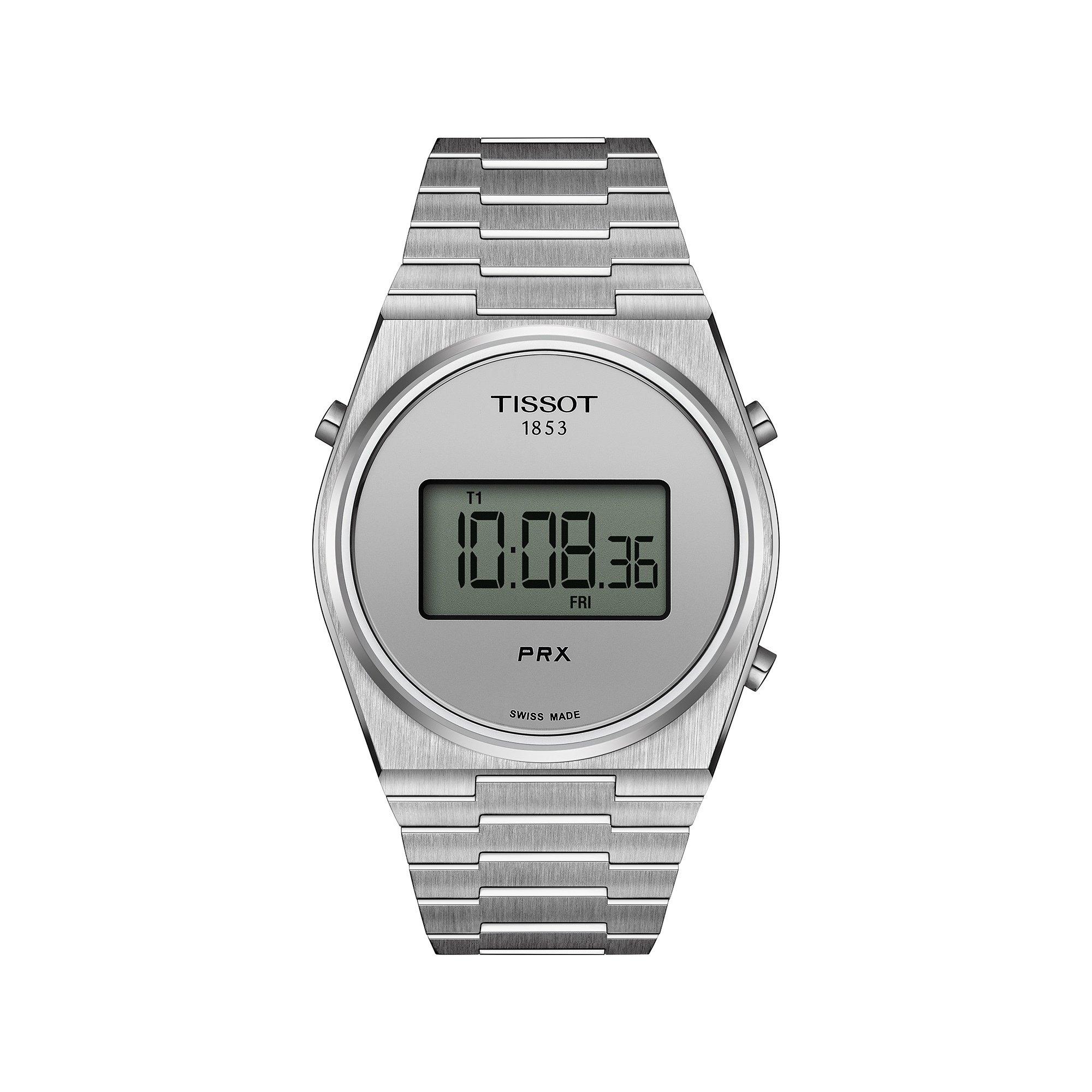 Image of Digitaluhr Unisex Silber 40mm