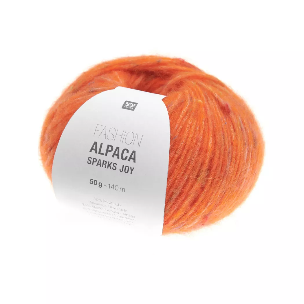 Rico Design Fashion Alpaca Sparks Joy Orange