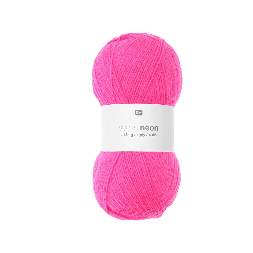 RICO-Design - Fil pour travaux manuels, 100G/400M, Pink