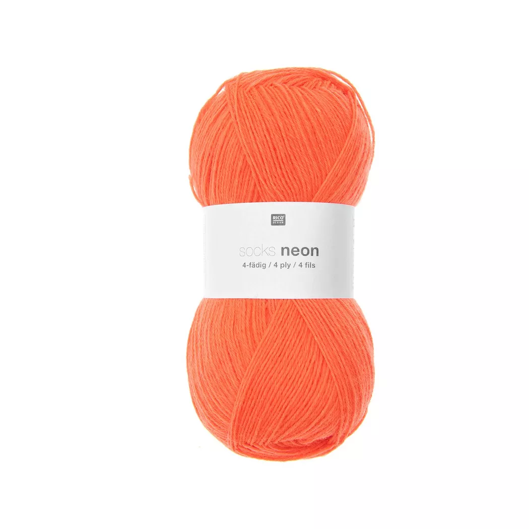 RICO-Design - Handarbeitsgarn, 100G/400M, Orange