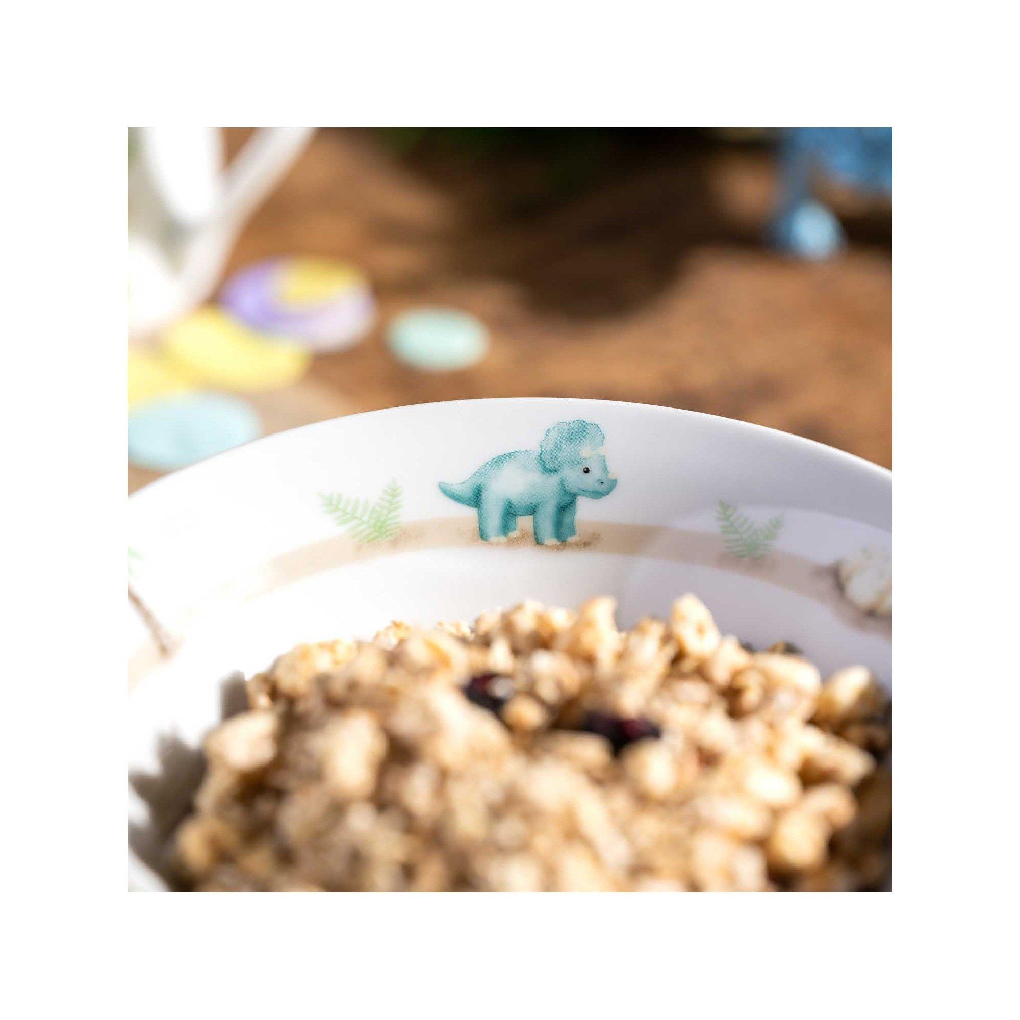 LEONARDO Accessori da tavola per bambini, 3 pezzi Dino 