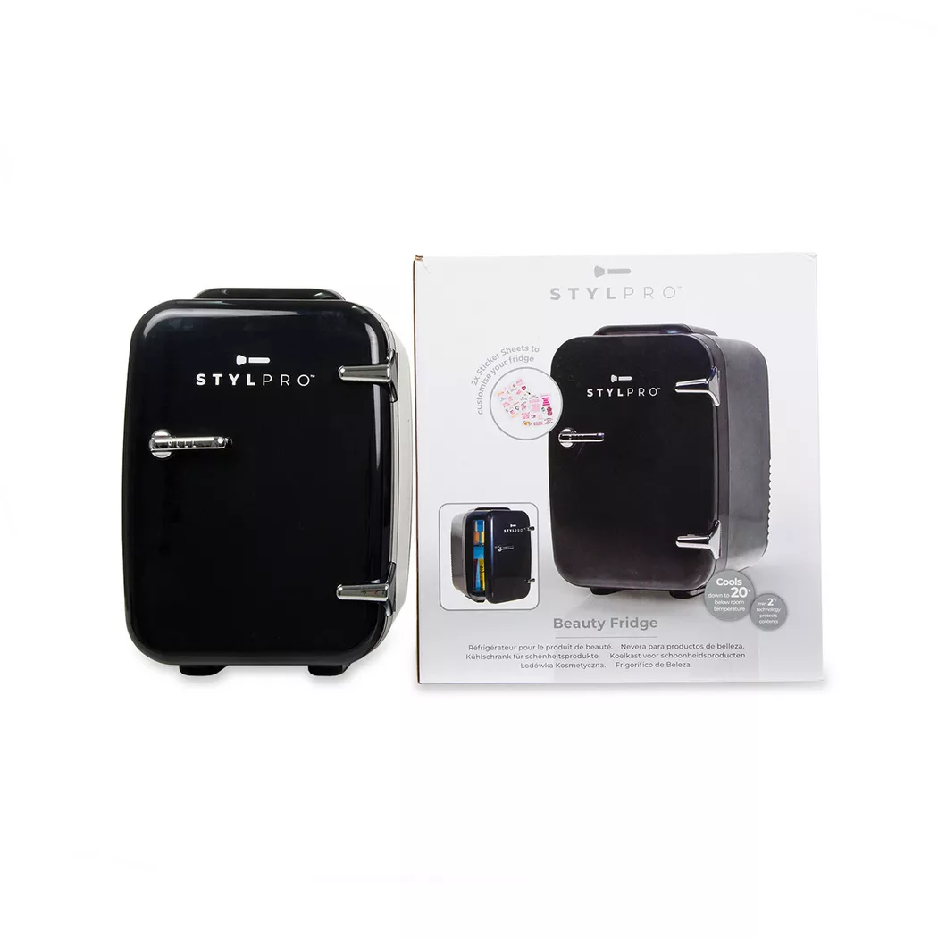Stylideas Black & Silver Beauty Fridge
