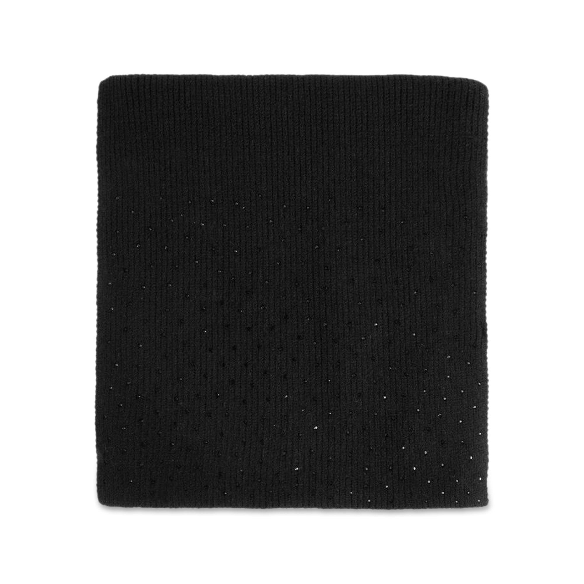 MORGAN Gerippter Strickschal mit Strassdetails  