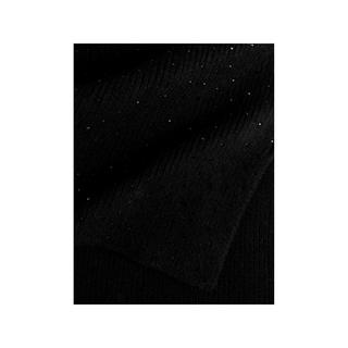 MORGAN Gerippter Strickschal mit Strassdetails  