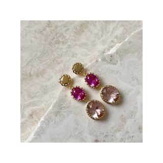 24Kae  Boucles d'oreilles 