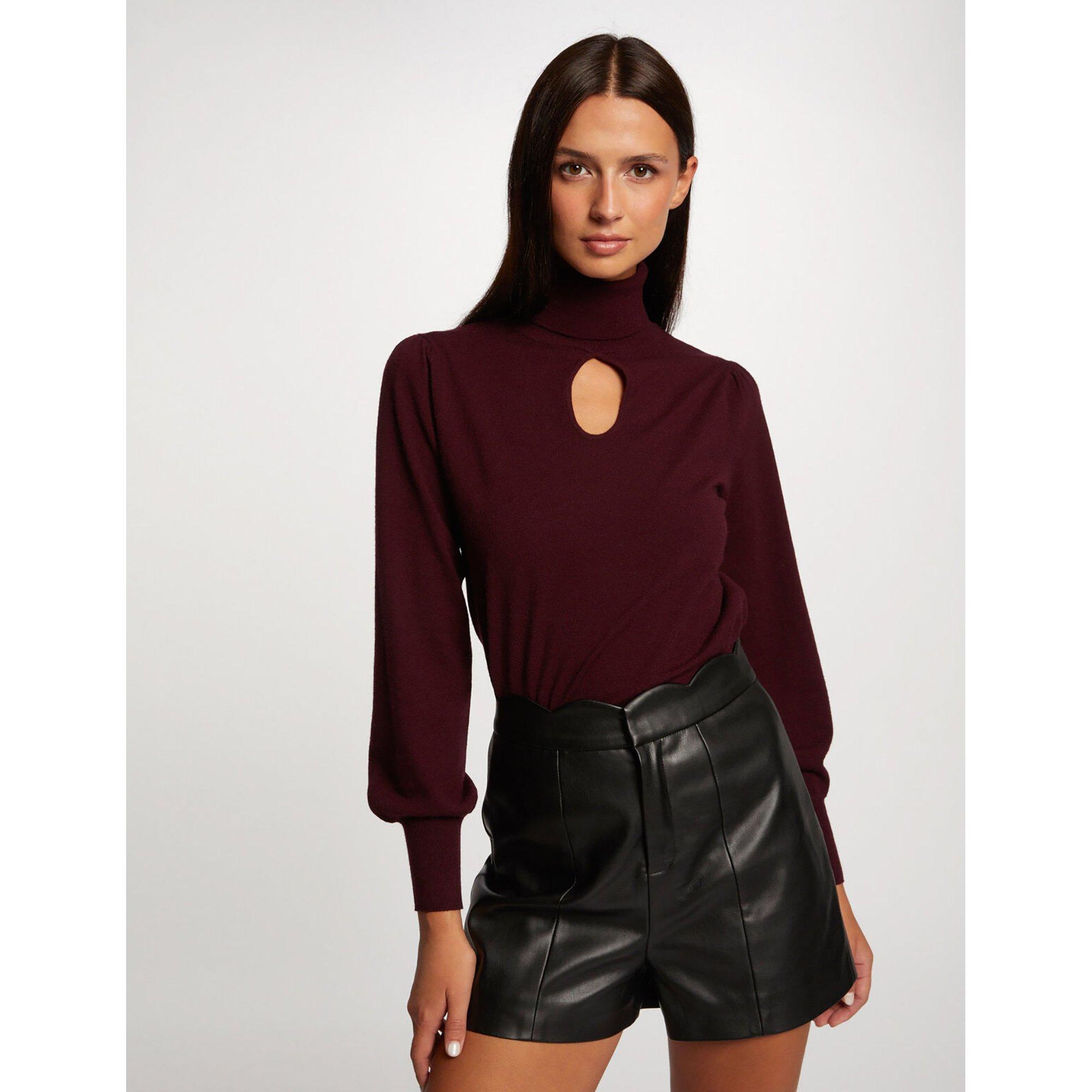 Image of Pullover Damen Pflaume M