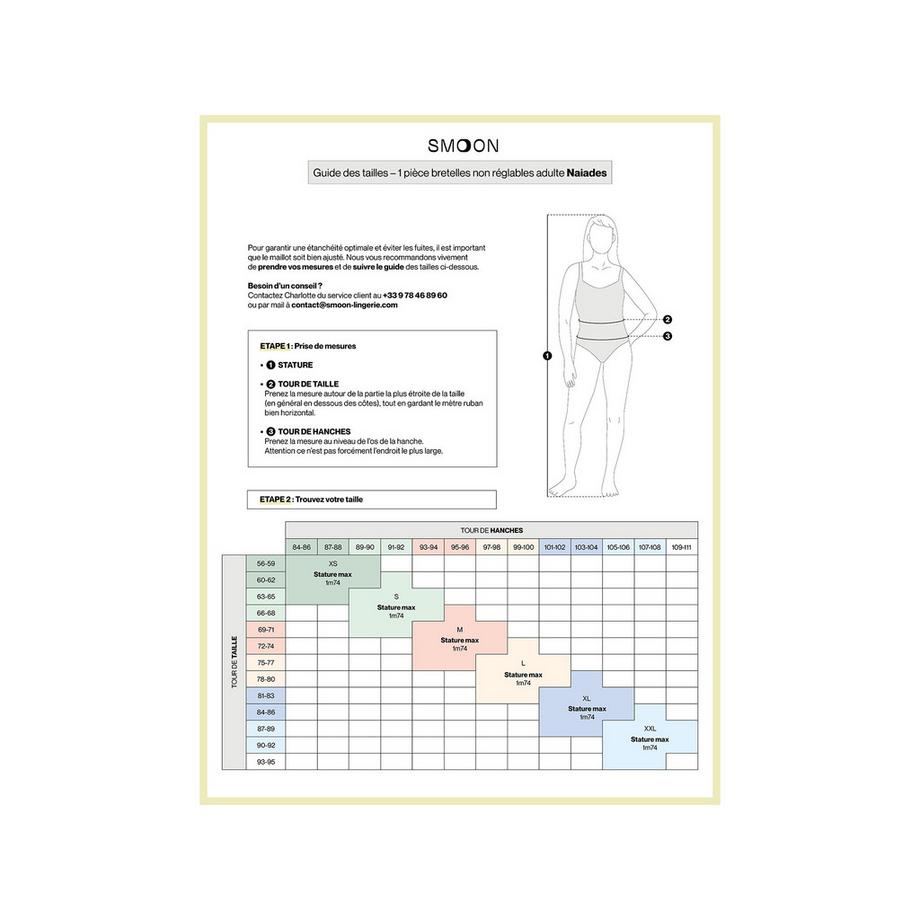 Smoon Naiades Maillot de Bain Menstruel  