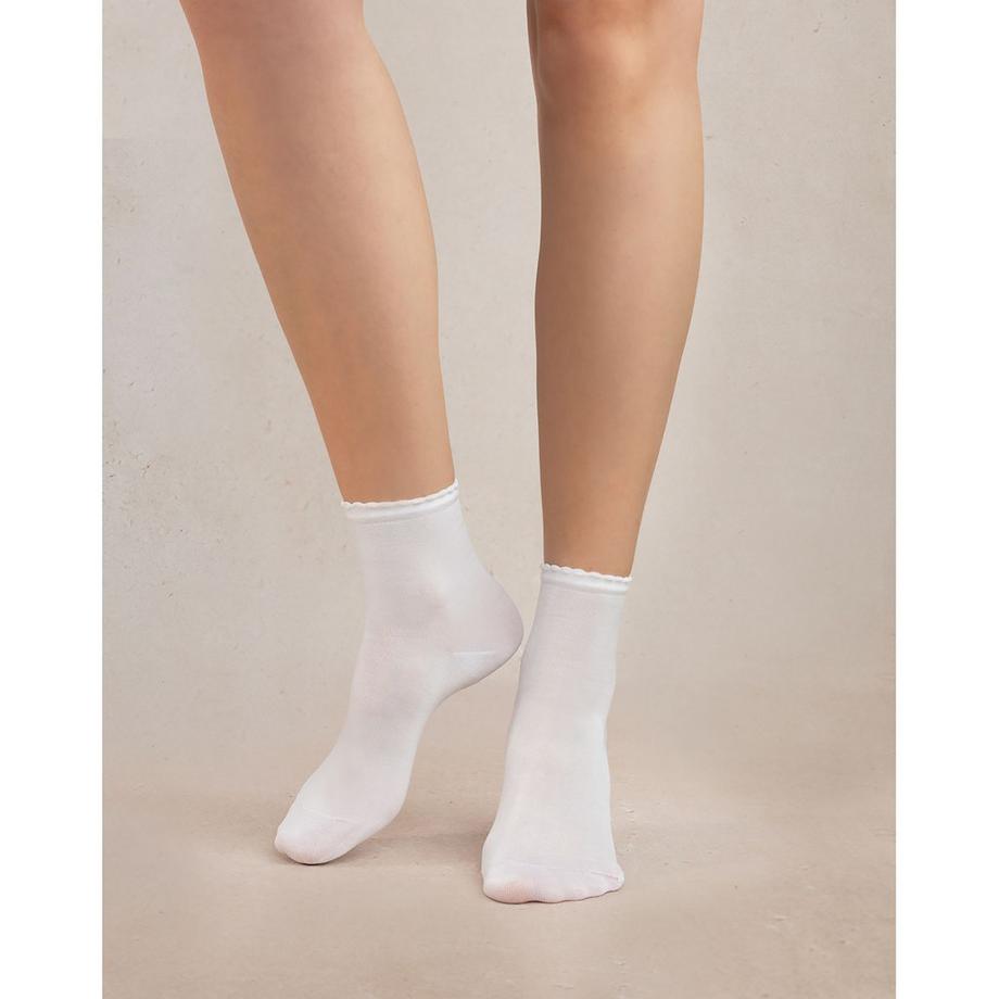 BLEU FORET SOCQUET FIL D'ECOSSE Calze  