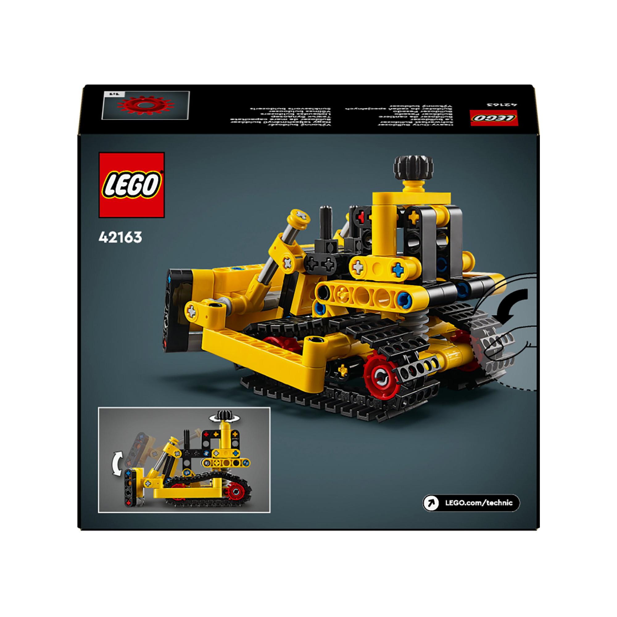 LEGO®  42163 Bulldozer da cantiere 