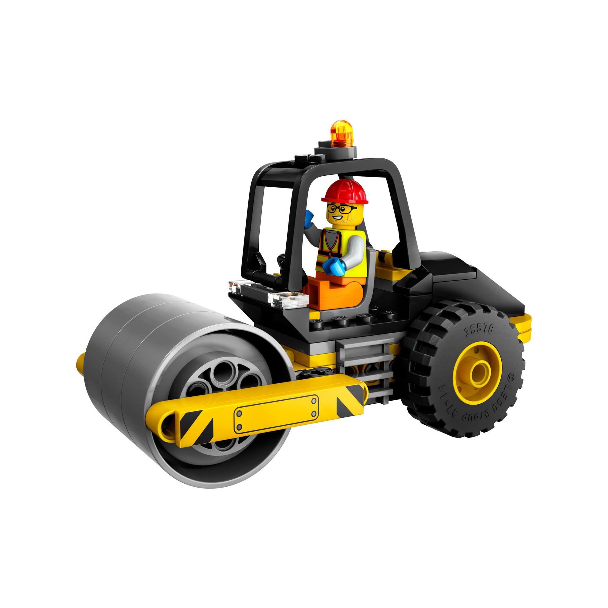 LEGO®  60401 Le rouleau compresseur de chantier 