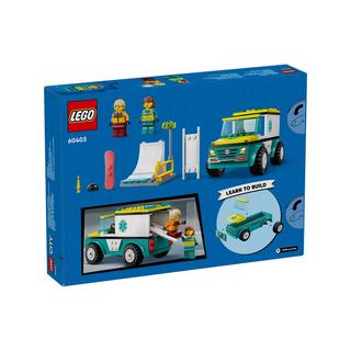 LEGO®  60403 L’ambulance de secours et le snowboardeur 