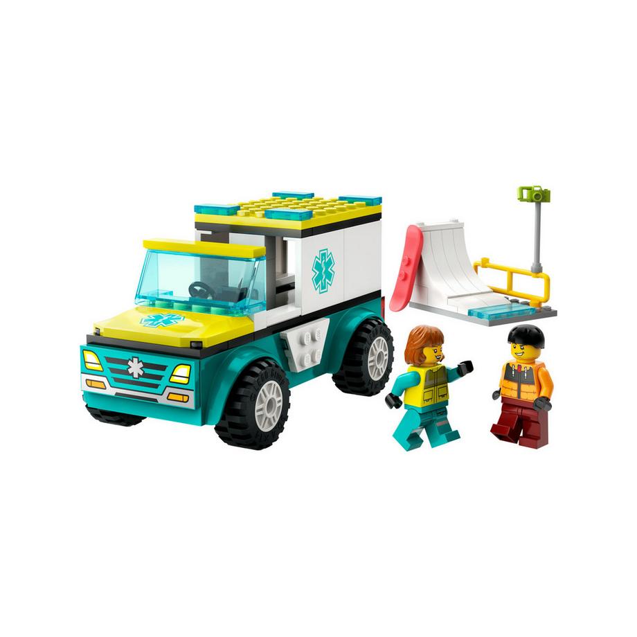 LEGO®  60403 L’ambulance de secours et le snowboardeur 