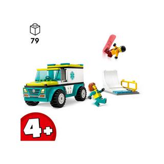 LEGO®  60403 Ambulanza di emergenza e snowboarder 