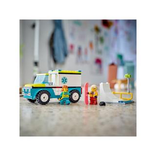 LEGO®  60403 L’ambulance de secours et le snowboardeur 