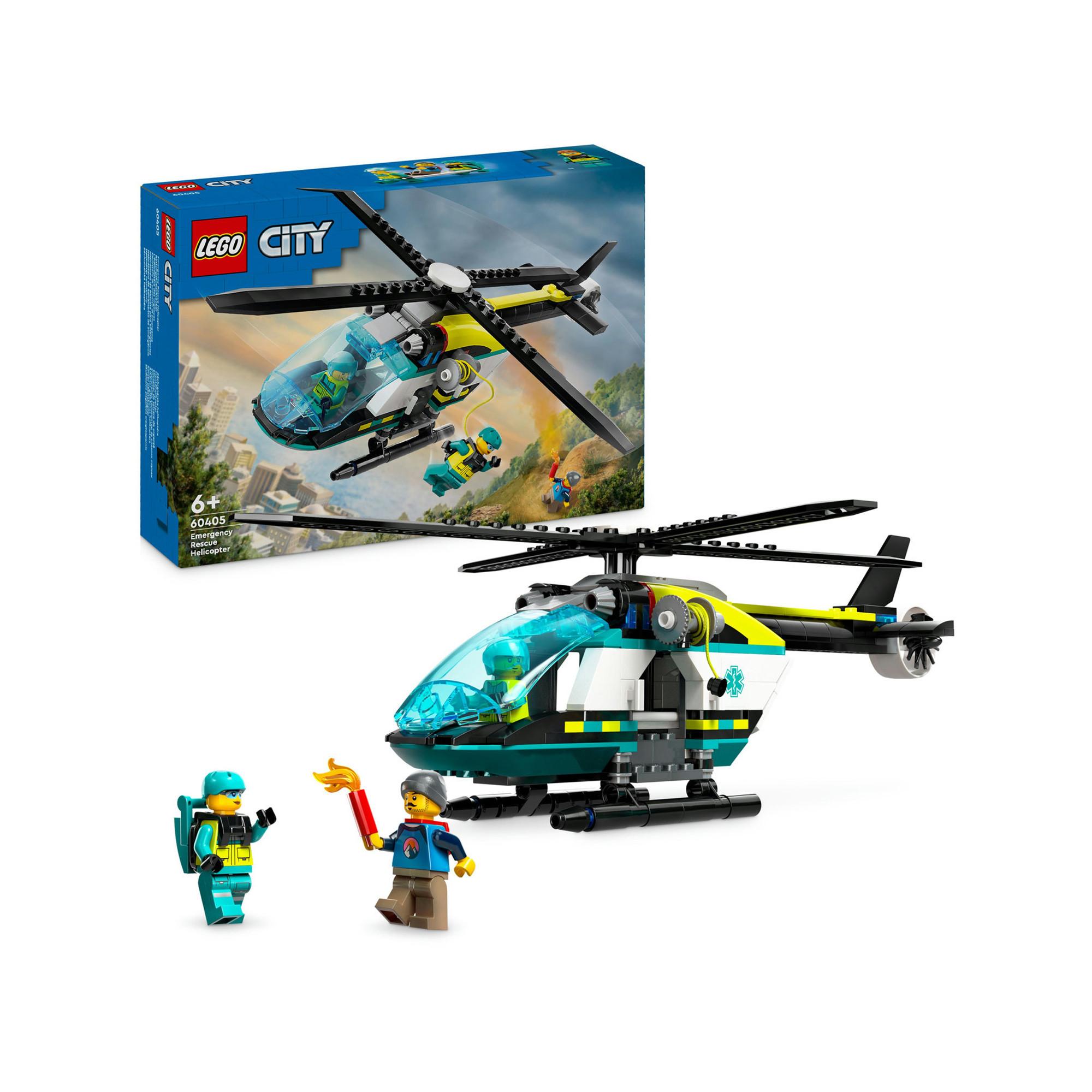 LEGO®  60405 L’hélicoptère des urgences 
