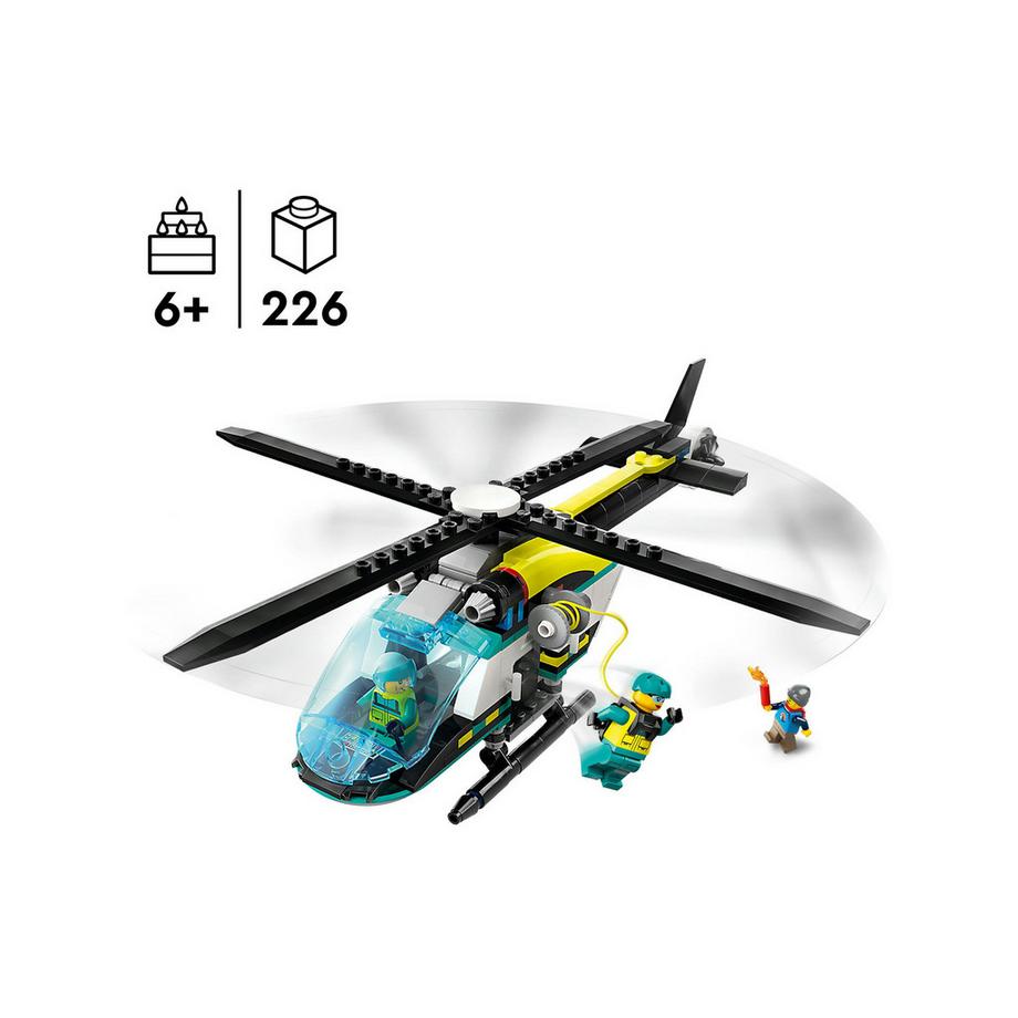 LEGO®  60405 L’hélicoptère des urgences 