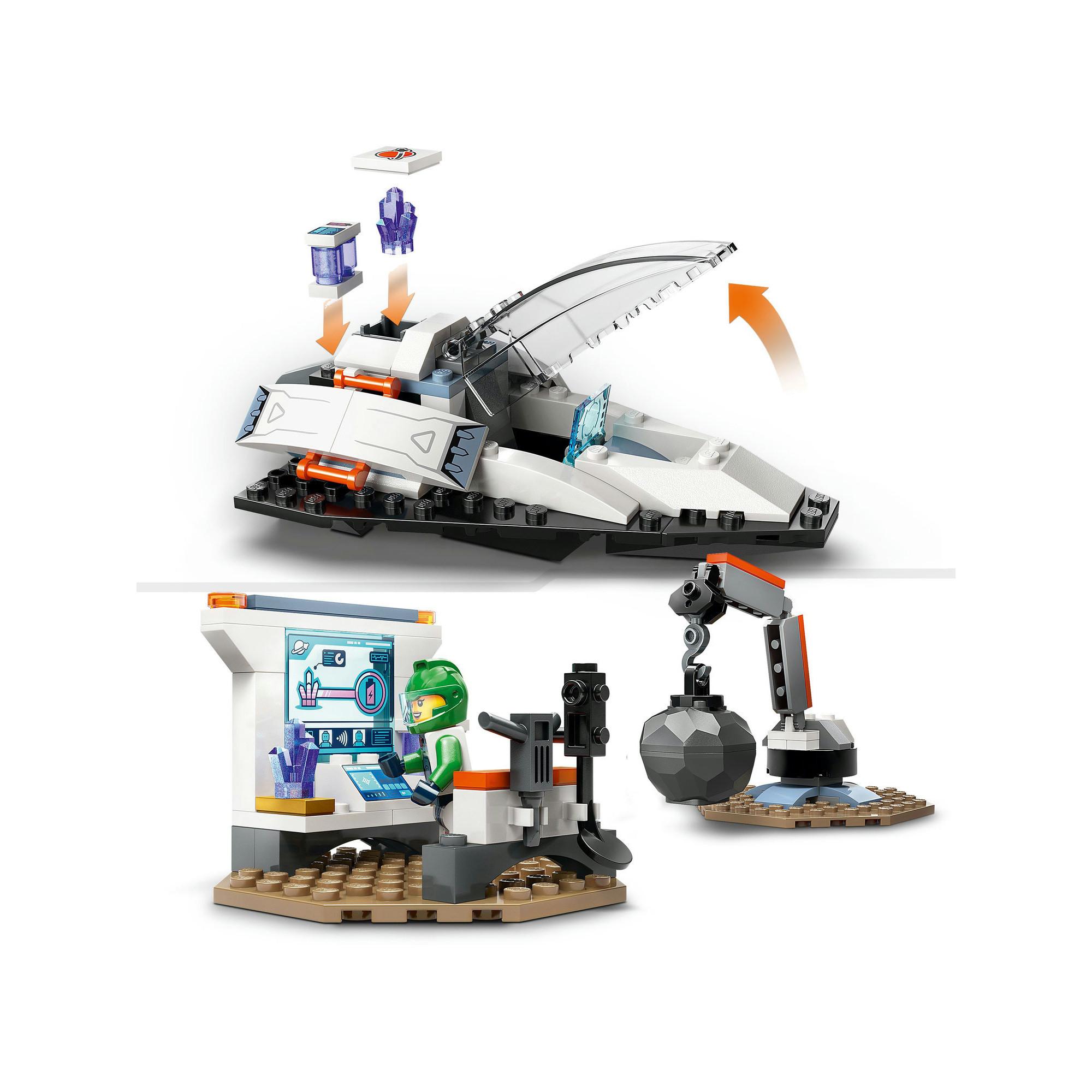 LEGO®  60429 Navetta spaziale e scoperta di asteroidi 