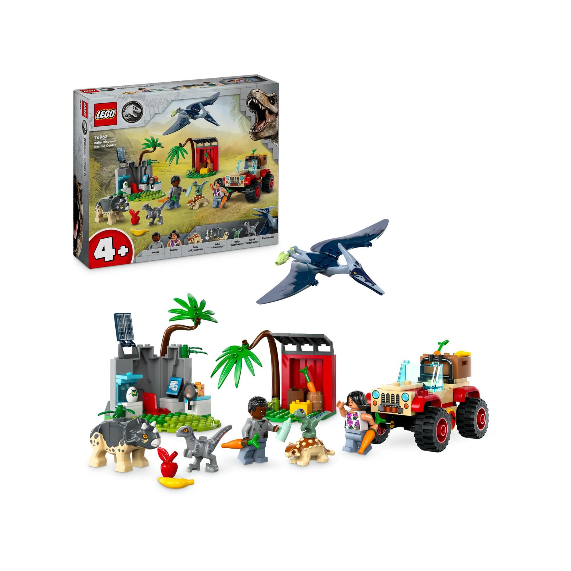 LEGO®  76963 Centro di soccorso dei baby dinosauri 