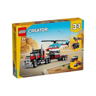 LEGO  31146 Le camion remorque avec hélicoptère 