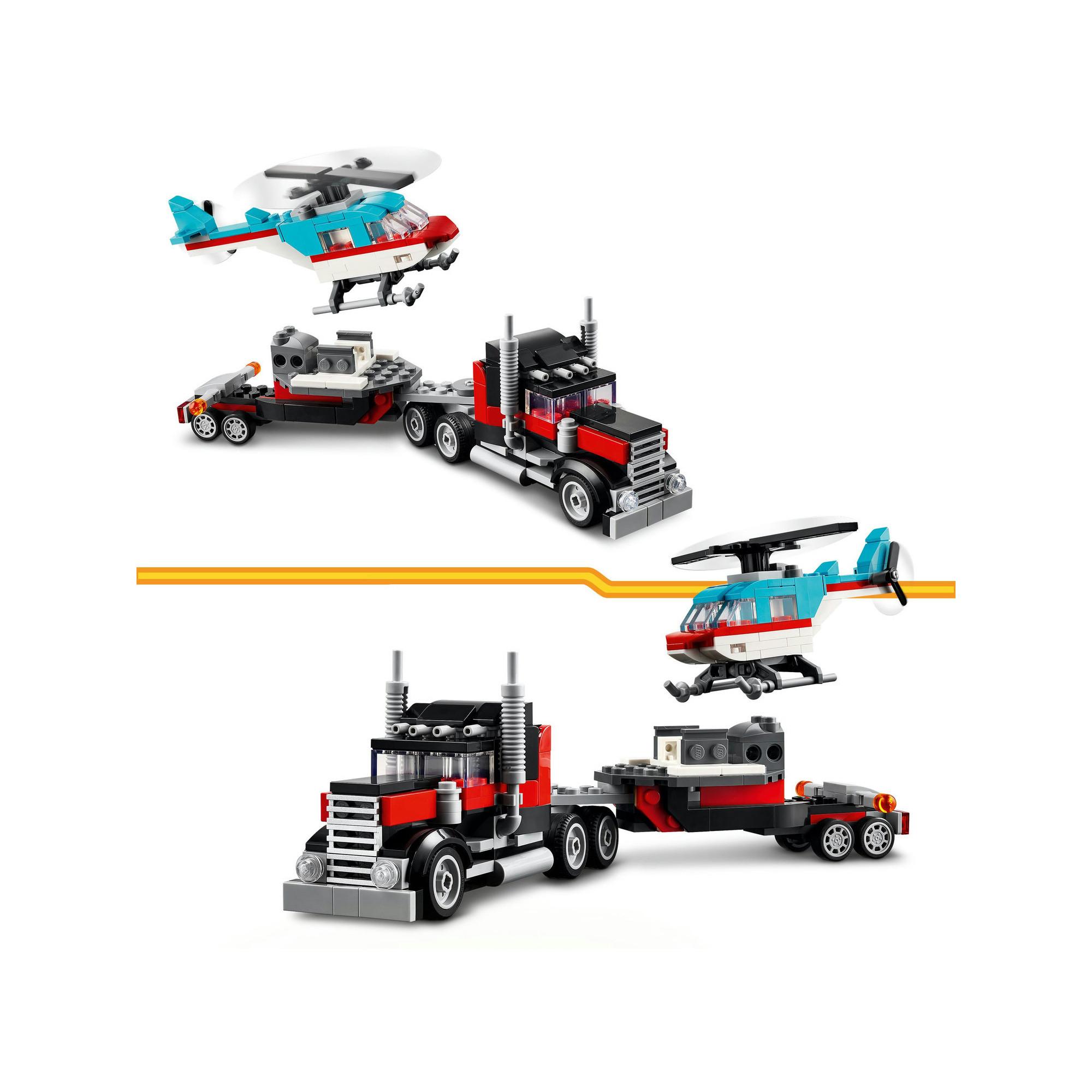 LEGO®  31146 Tieflader mit Hubschrauber 