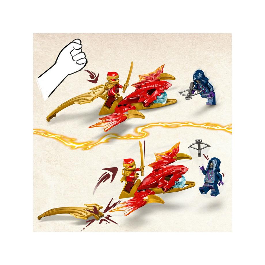 LEGO®  71801 L’attaque du dragon rebelle de Kai 