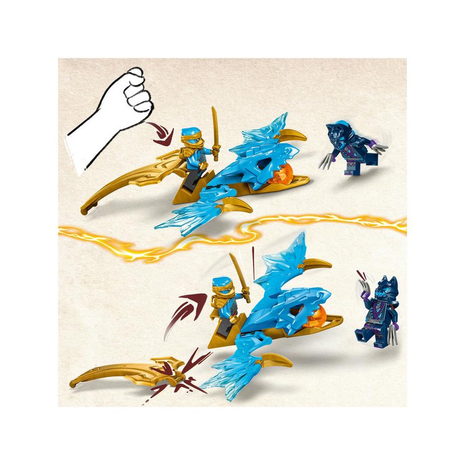 LEGO®  71802 L’attaque du dragon rebelle de Nya 
