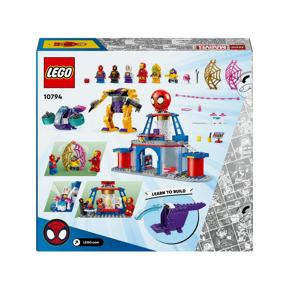 LEGO®  10794 Le QG des lanceurs de toile de l’équipe Spidey 