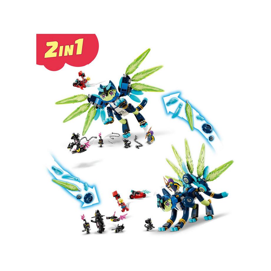 LEGO®  71476 Zoey et Zian, le chat-hibou 