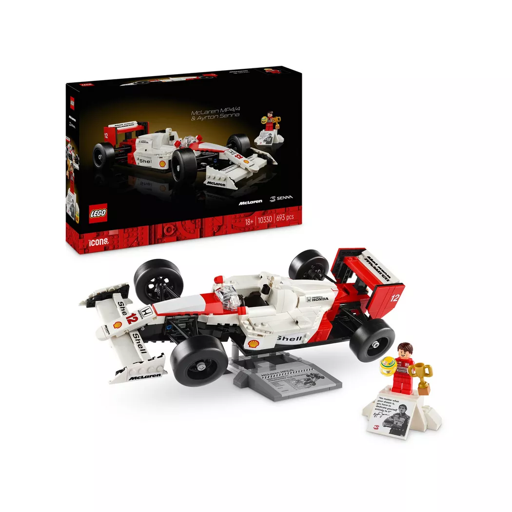 Lego Icons McLaren MP4/4 og Ayrton Senna 10330