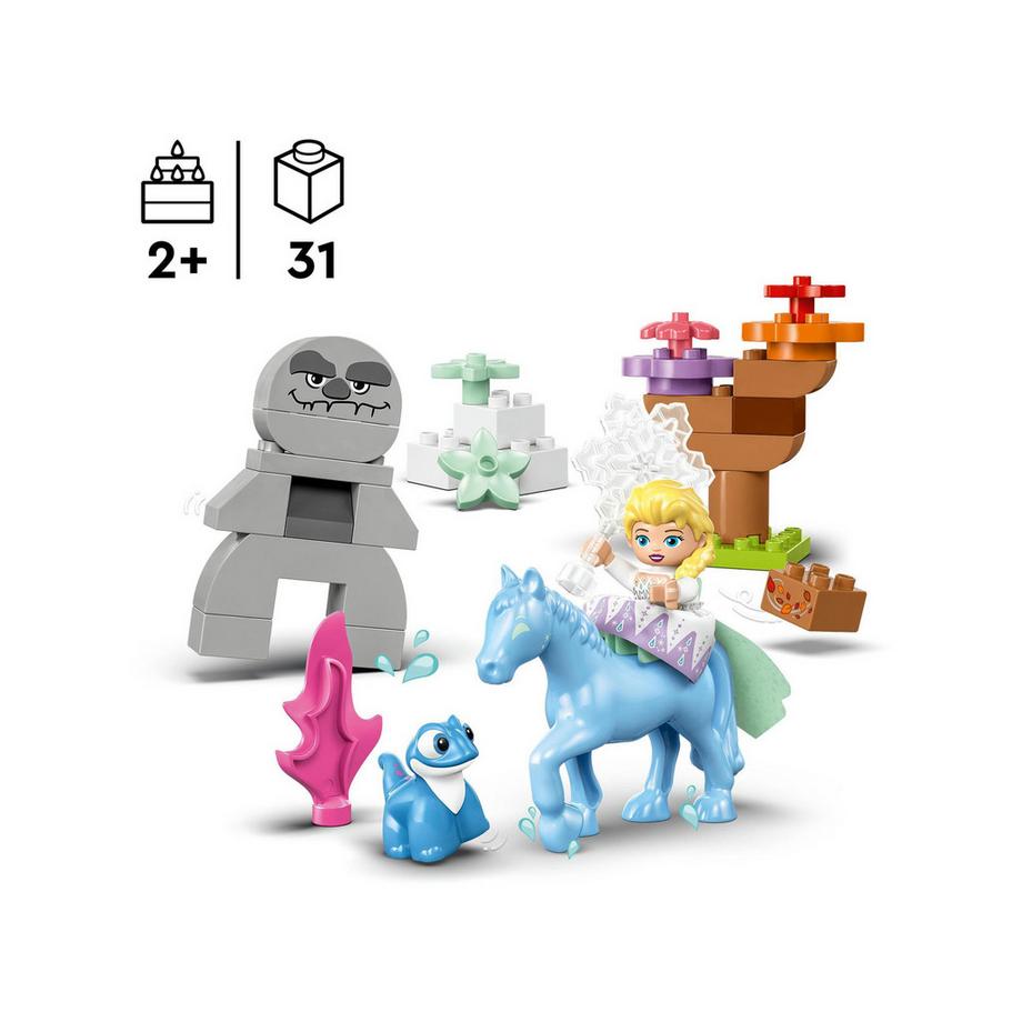 LEGO®  10418 Elsa et Bruni dans la forêt enchantée 