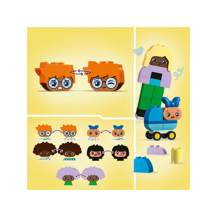 LEGO®  10423 Personnages à construire aux différentes émotions 