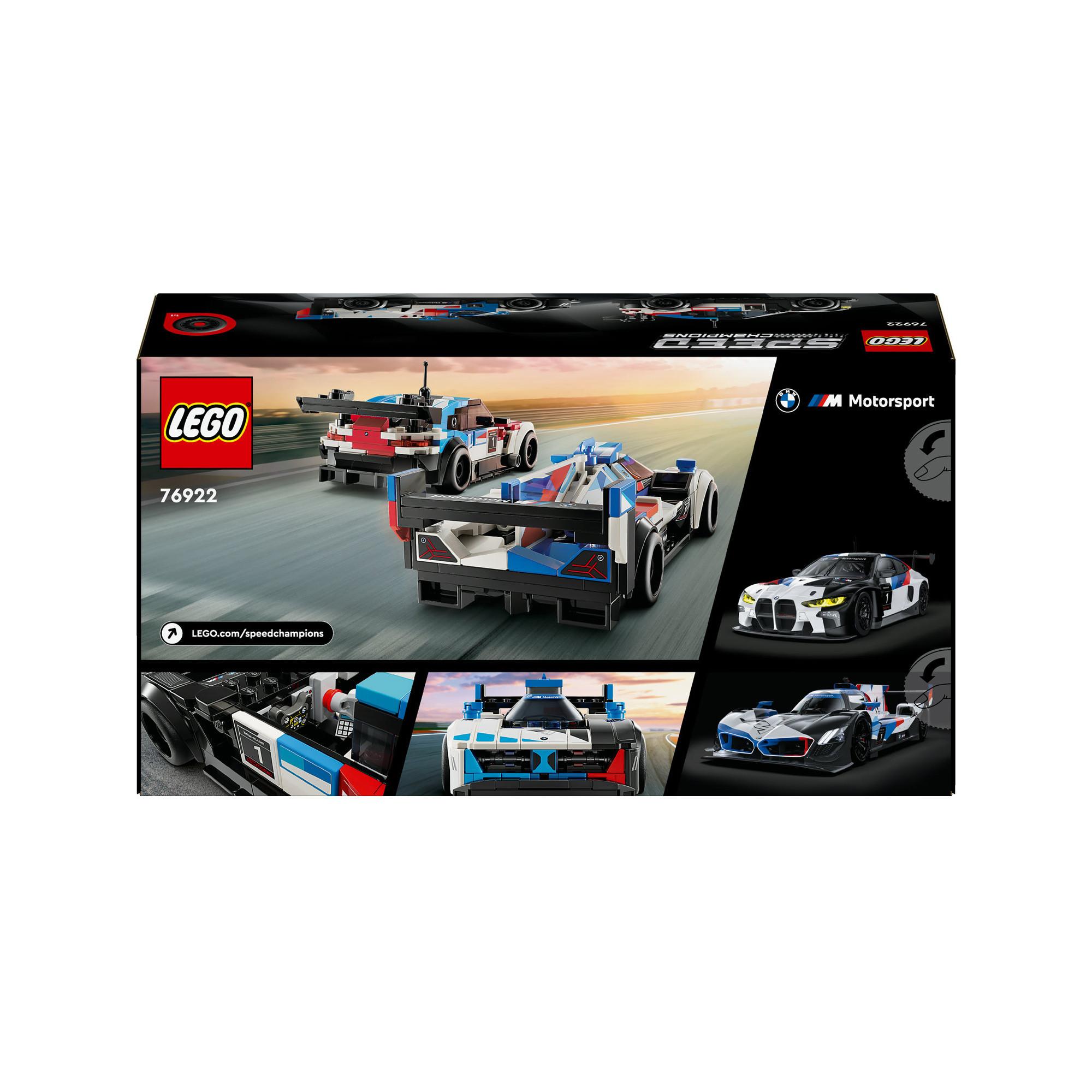 LEGO®  76922 Auto da corsa BMW M4 GT3 e BMW M Hybrid V8 