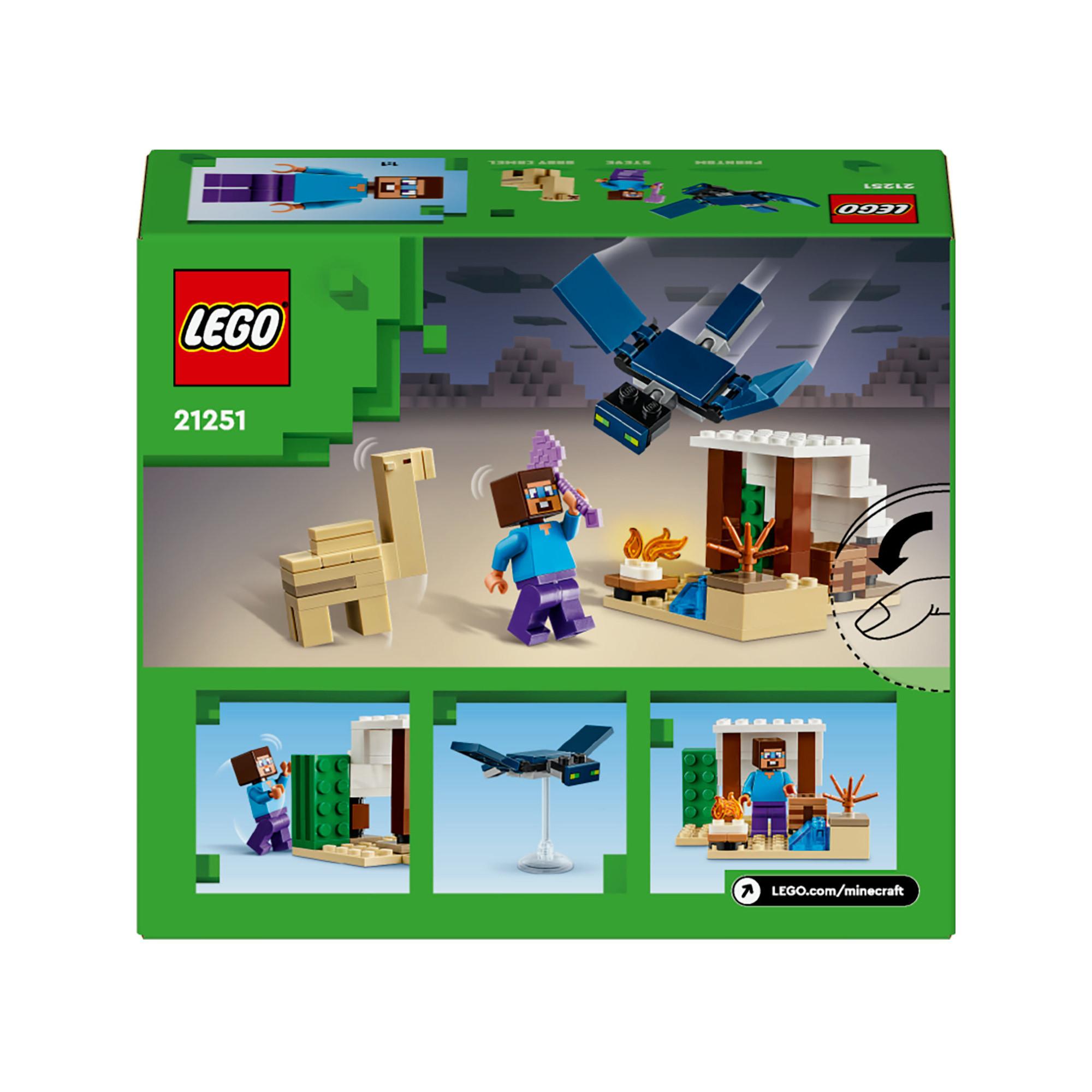 LEGO®  21251 Spedizione di Steve nel deserto 