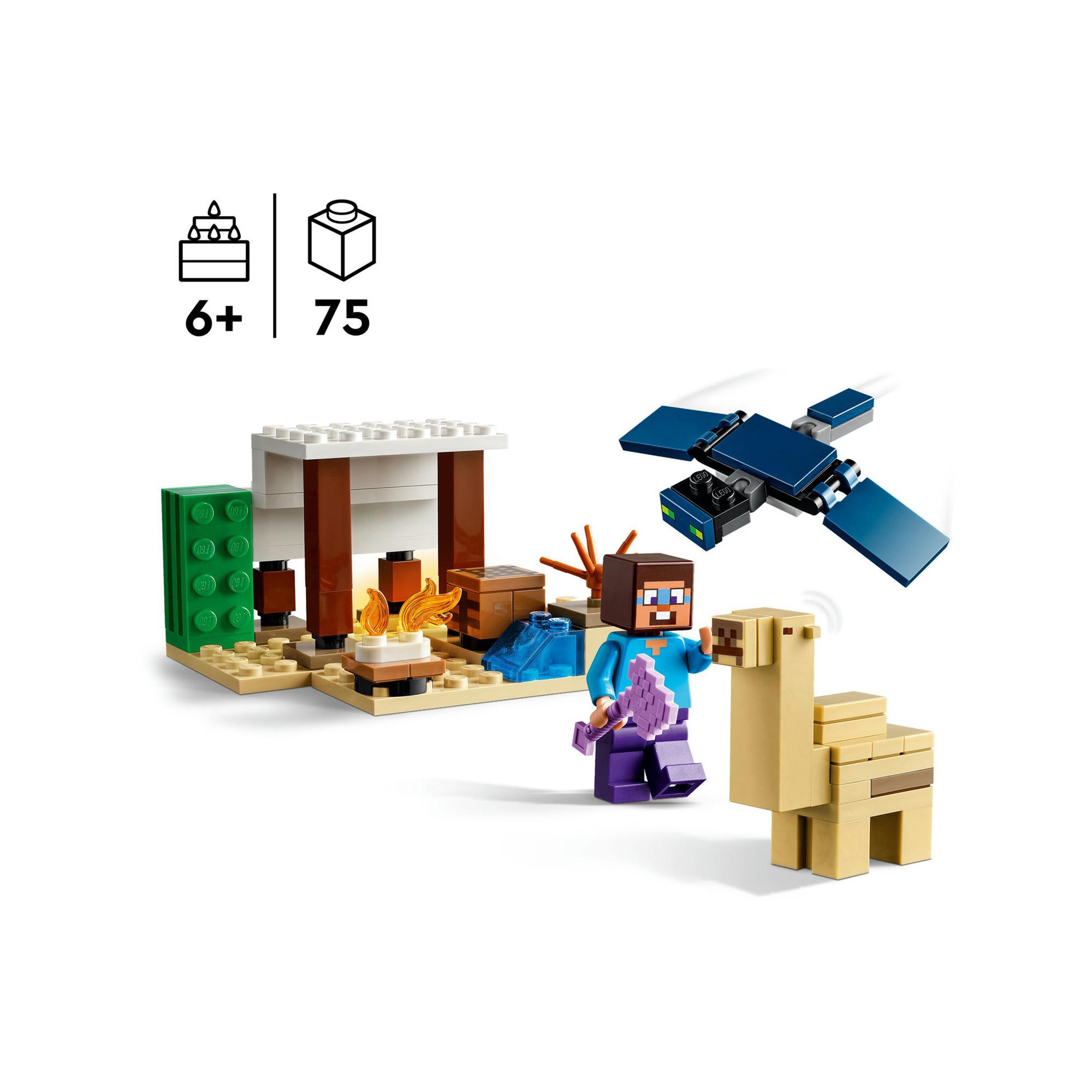 LEGO®  21251 Spedizione di Steve nel deserto 