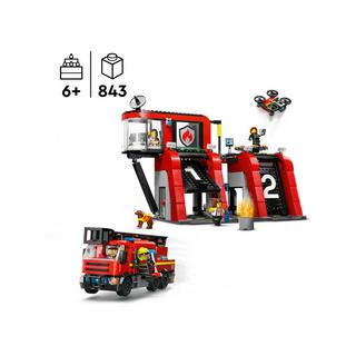 LEGO®  60414 Caserma dei pompieri e autopompa 