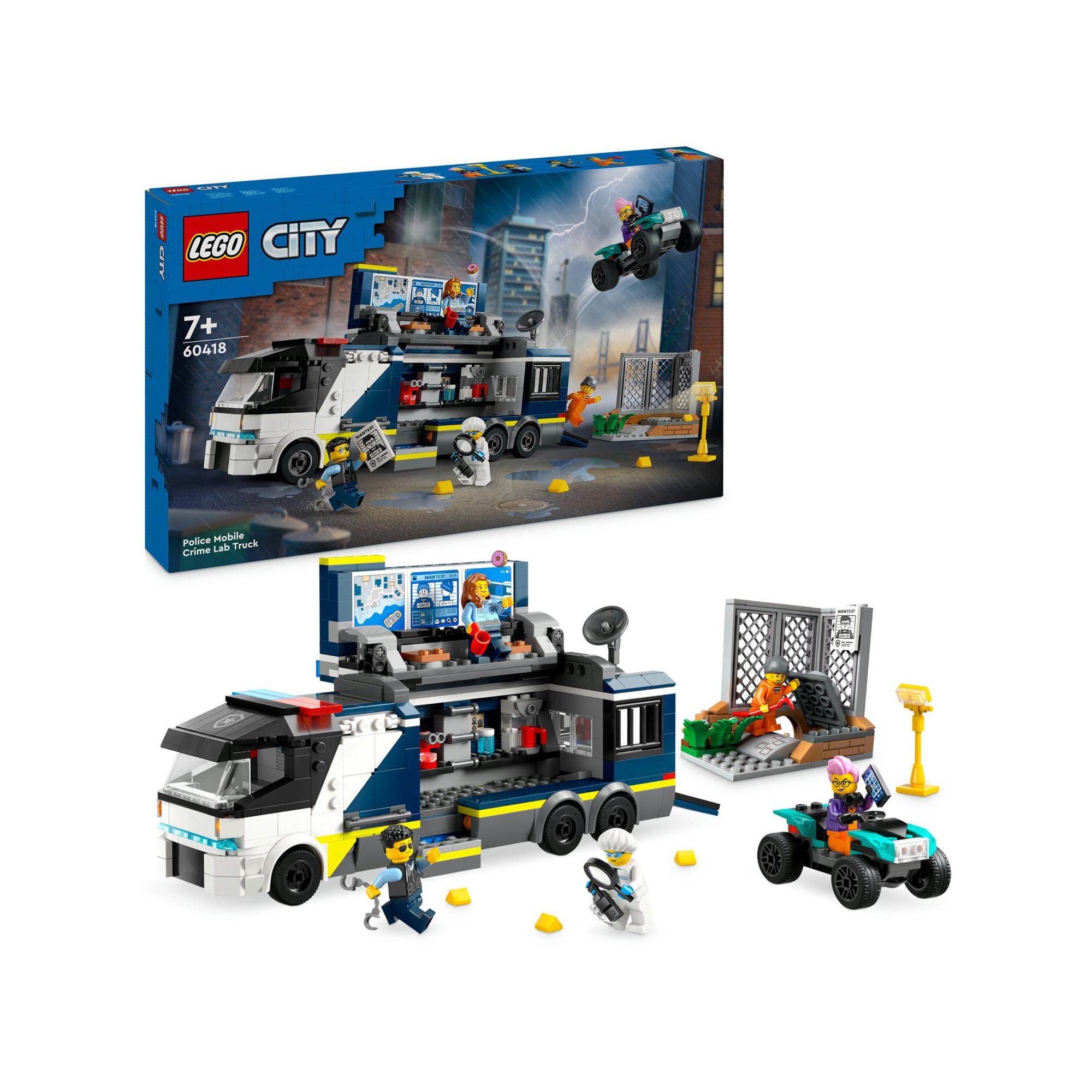 LEGO®  60418 Le laboratoire de police scientifique mobile 