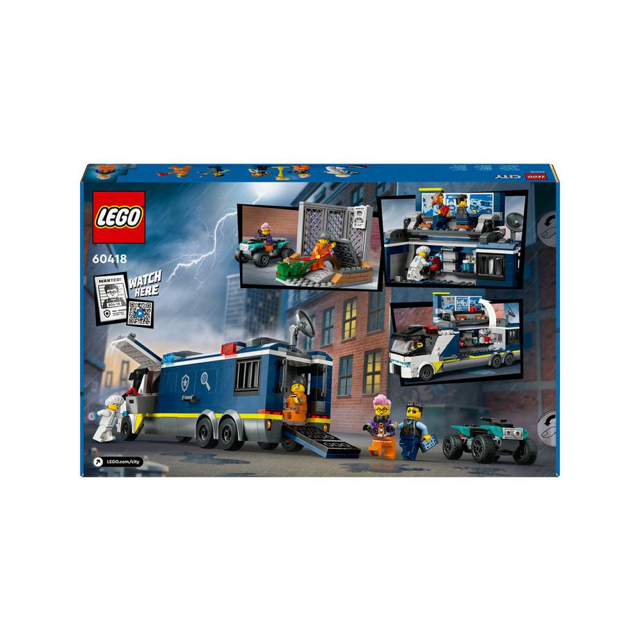LEGO®  60418 Camion laboratorio mobile della polizia 