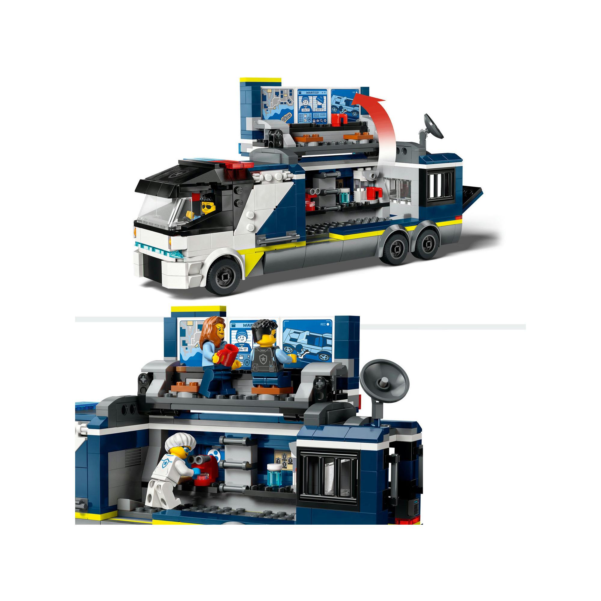 LEGO®  60418 Camion laboratorio mobile della polizia 