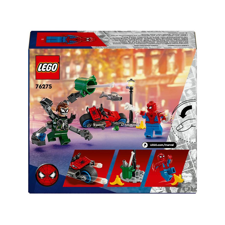 LEGO®  76275 Inseguimento sulla moto: Spider-Man vs. Doc Ock 