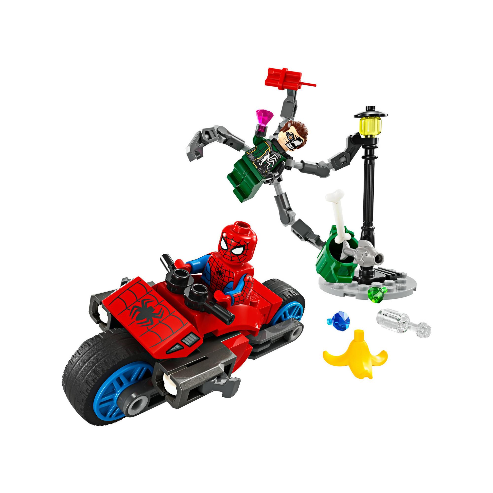 LEGO®  76275 Inseguimento sulla moto: Spider-Man vs. Doc Ock 