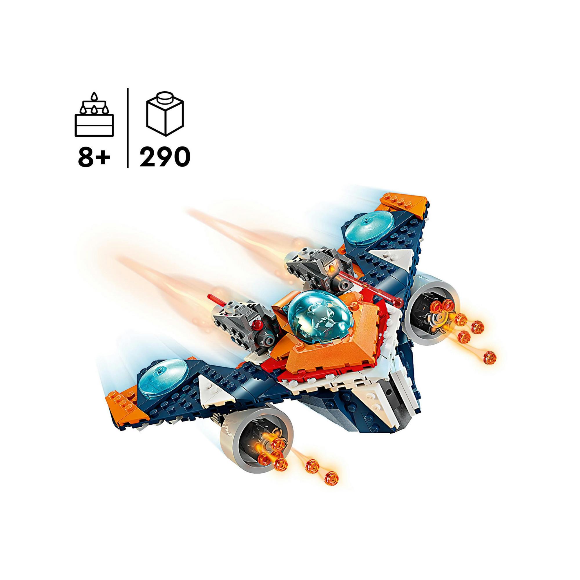 LEGO®  76278 Le vaisseau spatial de Rocket contre Ronan 