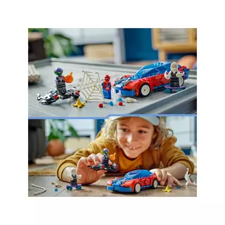 LEGO® Marvel 76279 La voiture de course de Spider-Man contre le Bouffon  Vert venomisé