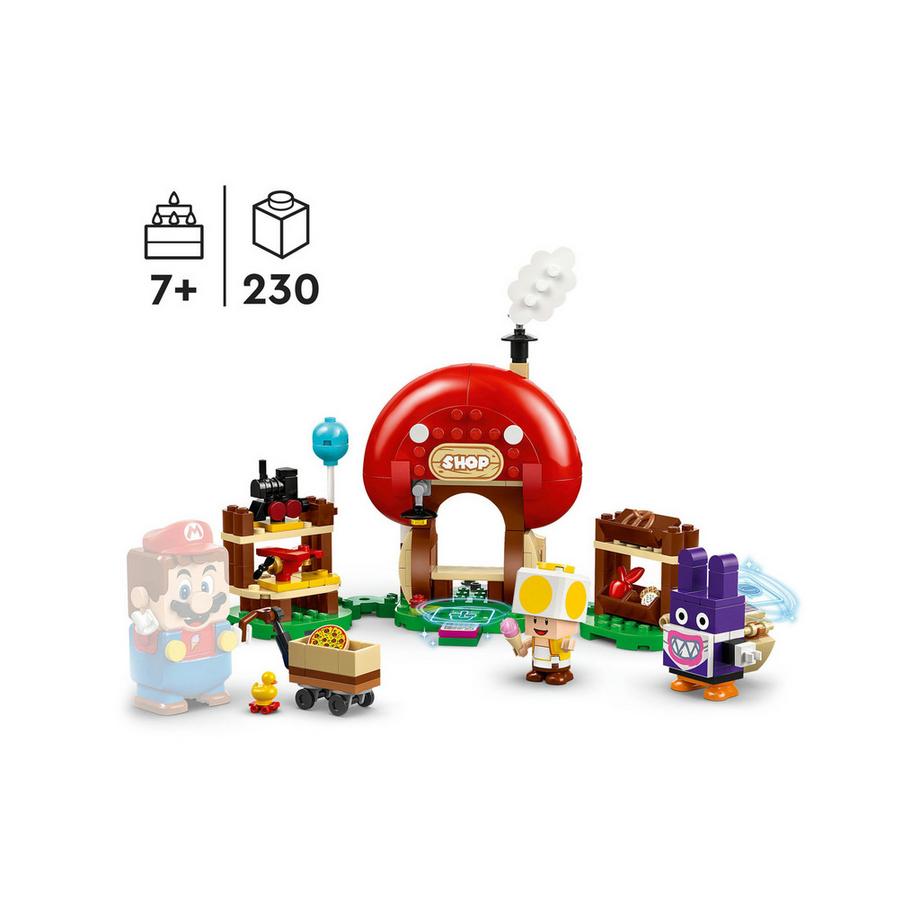 LEGO®  71429 Ensemble d’extension Carottin et la boutique Toad 