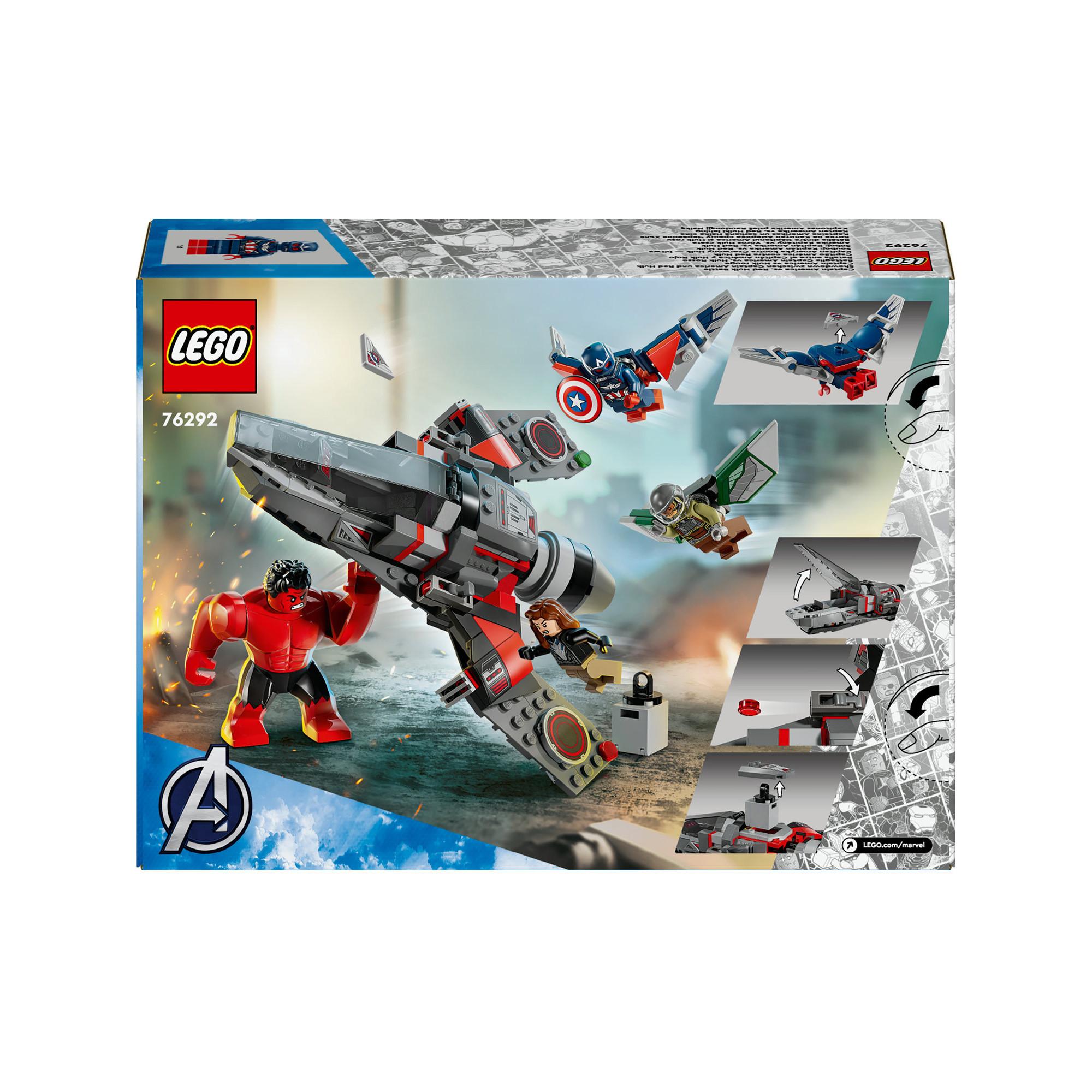 LEGO®  76292 Captain America vs Hulk rouge 